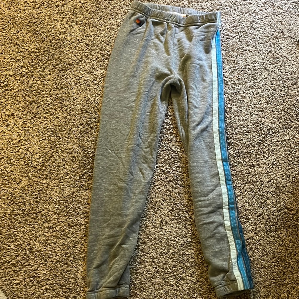 aviator nation 5 stripe sweatpants